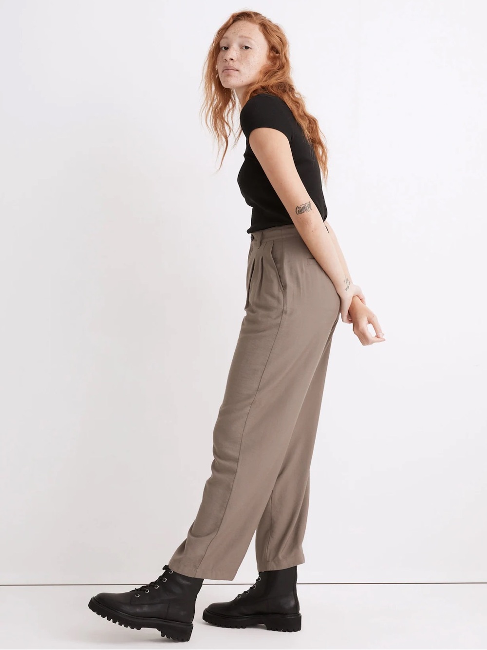 Madewell Barroway Wide-Leg Crop Pants Size 10 NWT